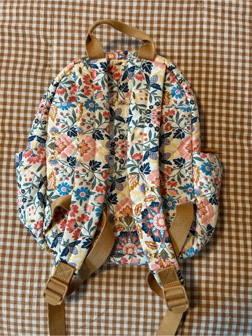 Vera Bradley Floral Quilted Mini Backpack - Picture 2 of 4